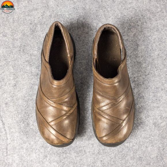 Merrell Encore Eclipse Smooth Bug Clog Casual Brown Slip-On Women's Size 9 - Picture 5 of 10